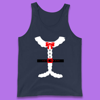 santa costume christmas tank top