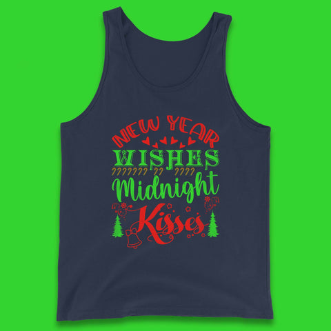 New Year Wishes Midnight Kisses Tank Top