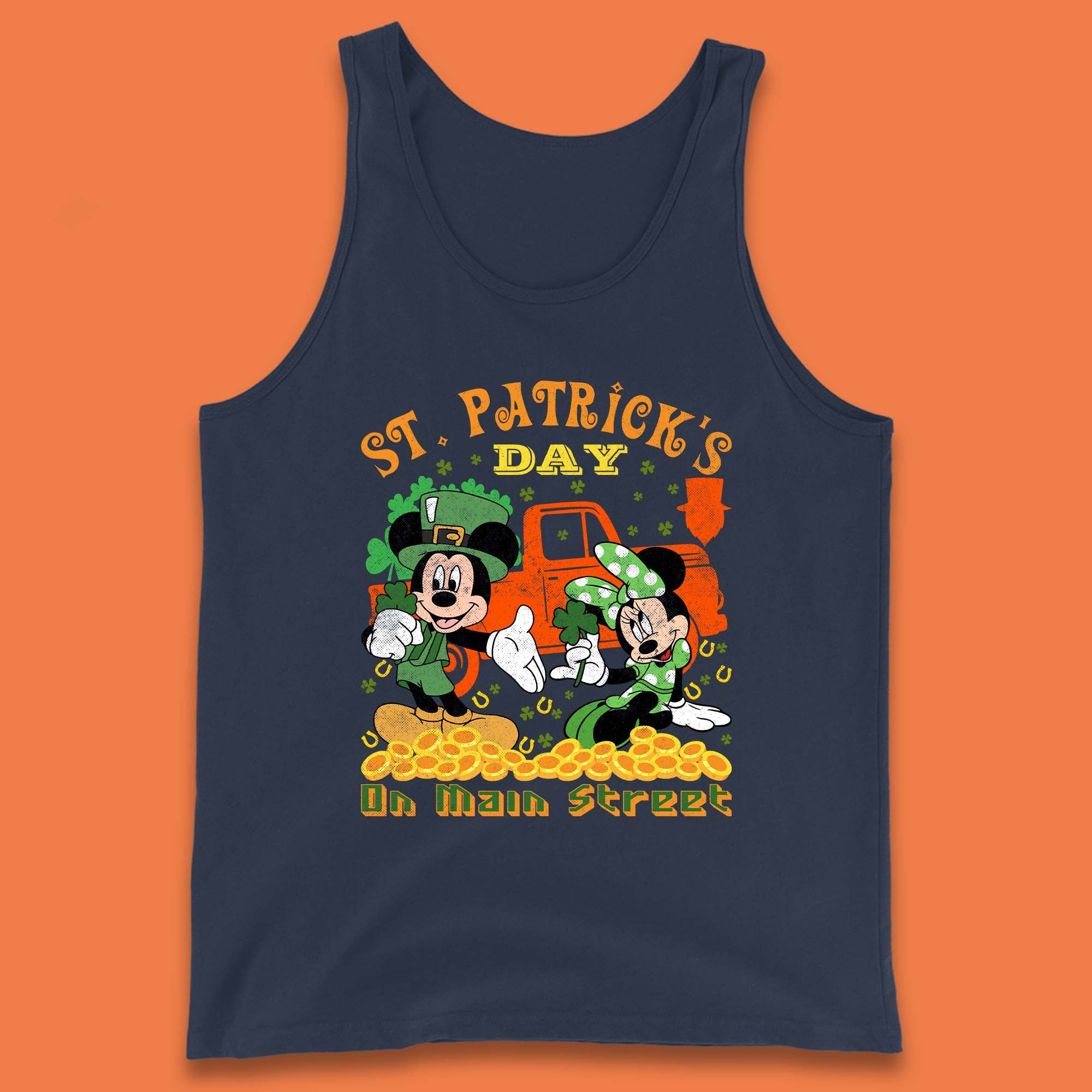 Disney St Patricks Day Vest T Shirt