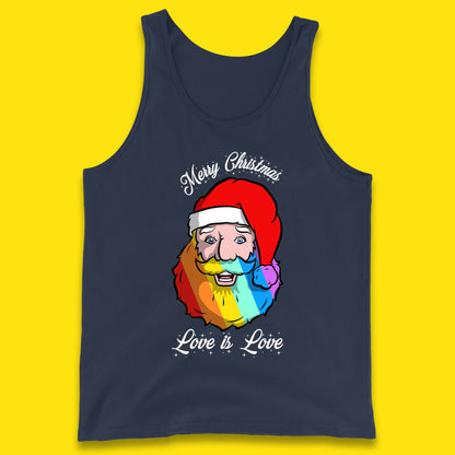 Gay Santa Christmas Tank Top