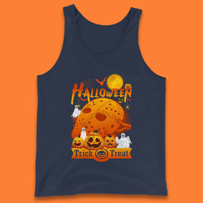 Happy Halloween Jason Voorhees Face Mask Halloween Friday The 13th Horror Movie Halloween Pumpkins Tank Top