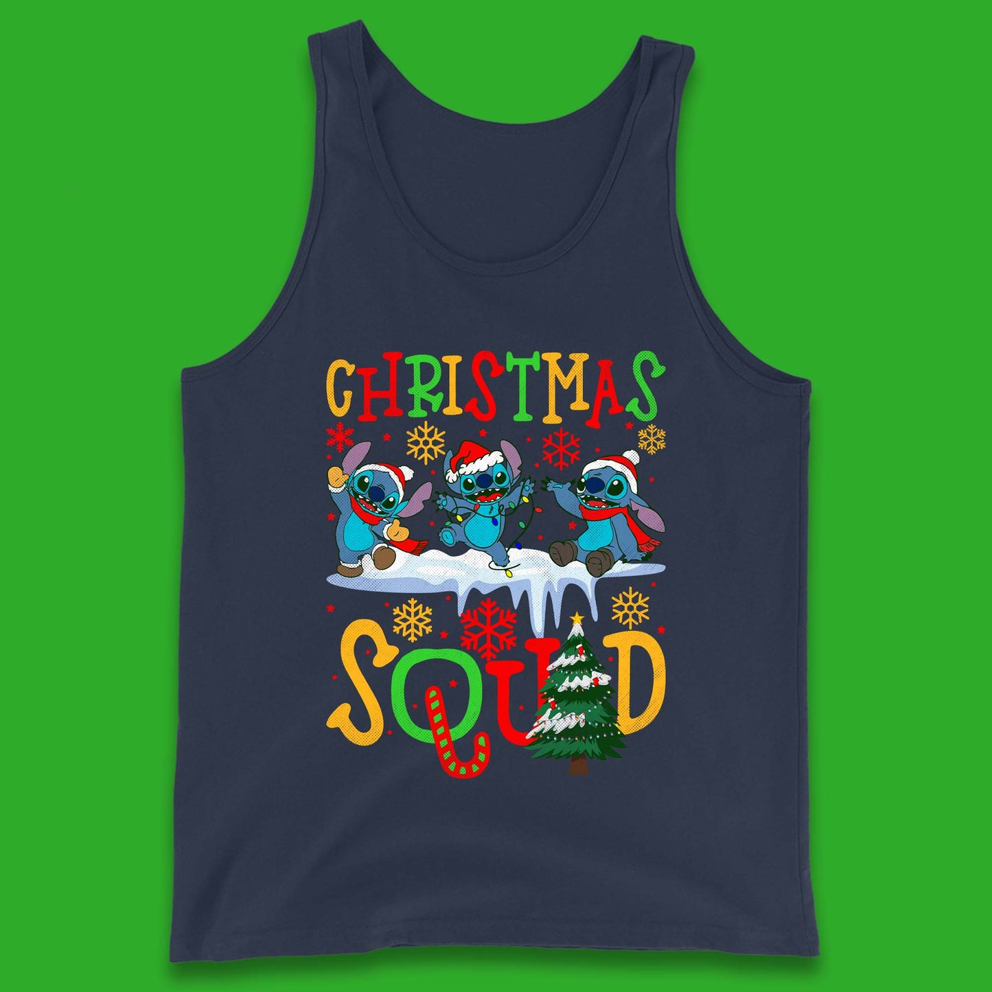 Christmas Stitch Squad Tank Top