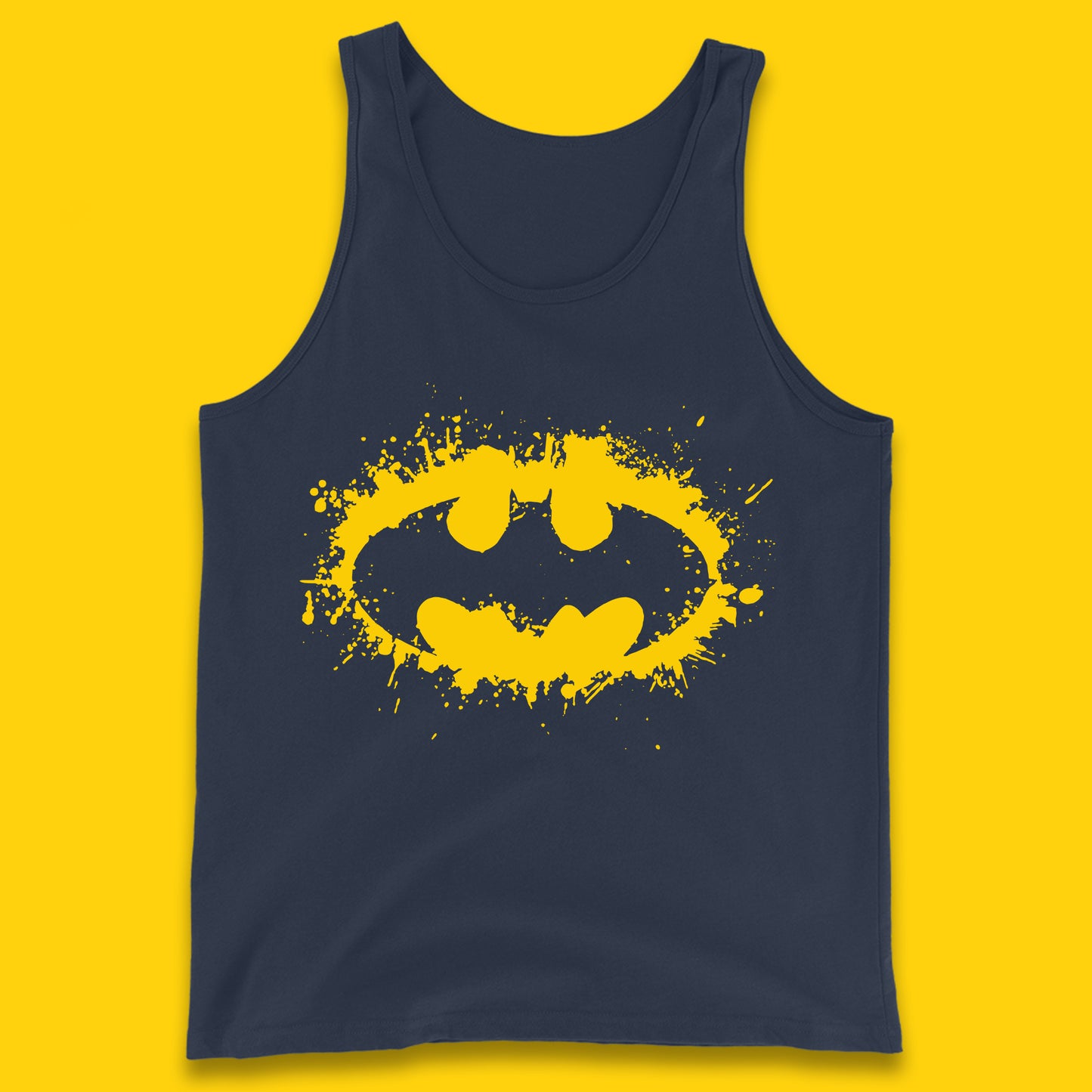 Superheros DC Comics Batman Basic Logo Action Adventure Movie Character Tank Top