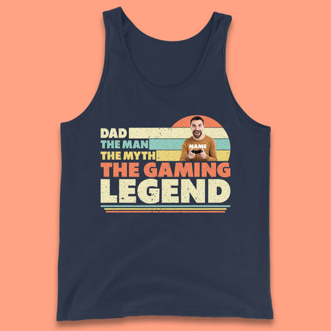Personalised Dad The Gaming Legend Tank Top