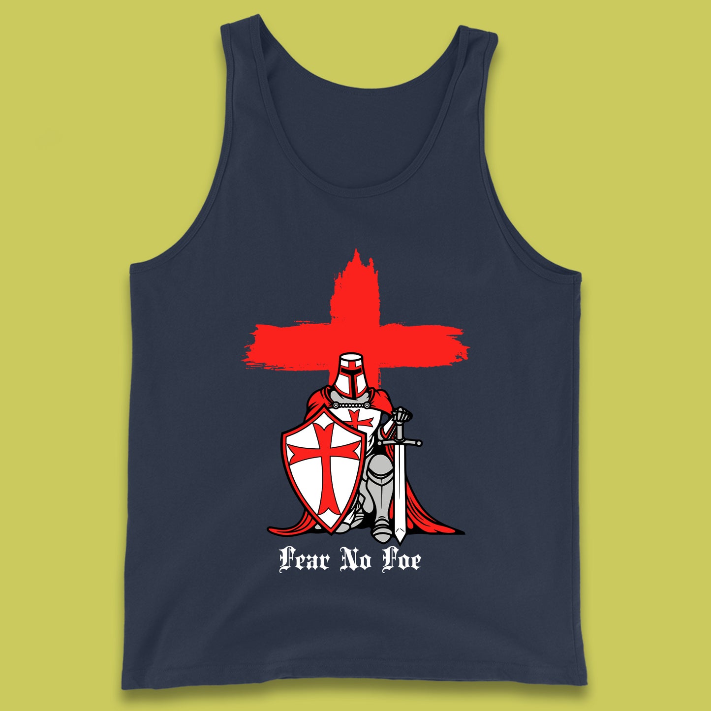 Fear No Foe St George's Day Tank Top