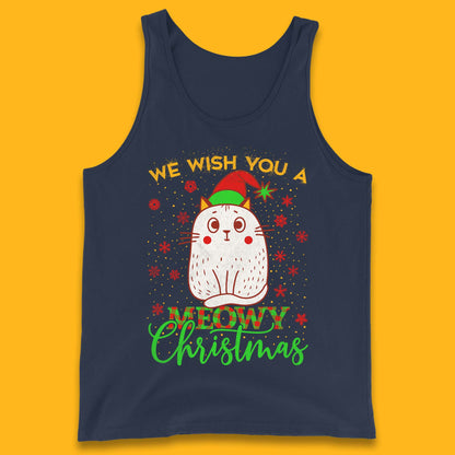 Meowy Christmas Tank Top