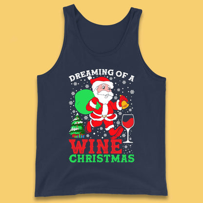 Dreaming Of A Wine Christmas Tank Top