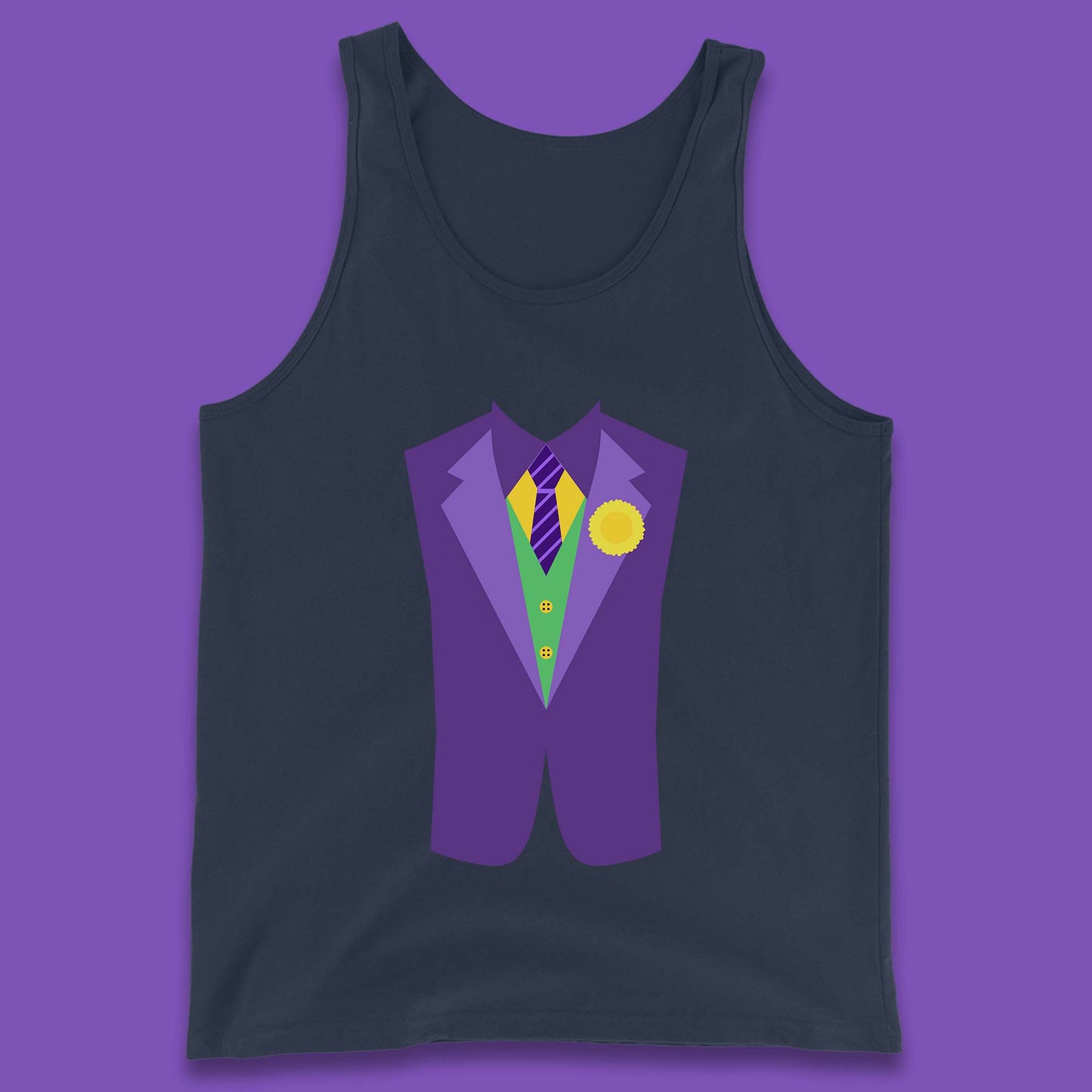 Funny Tuxedo Mardi Gras Tux Party Celebration Costume Tank Top