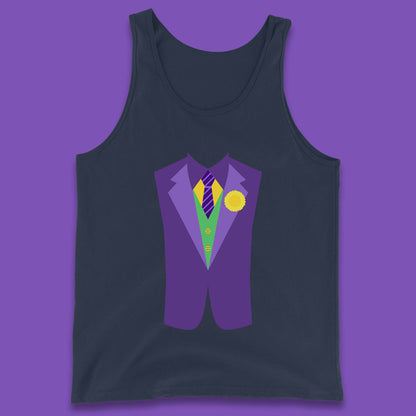 Funny Tuxedo Mardi Gras Tux Party Celebration Costume Tank Top