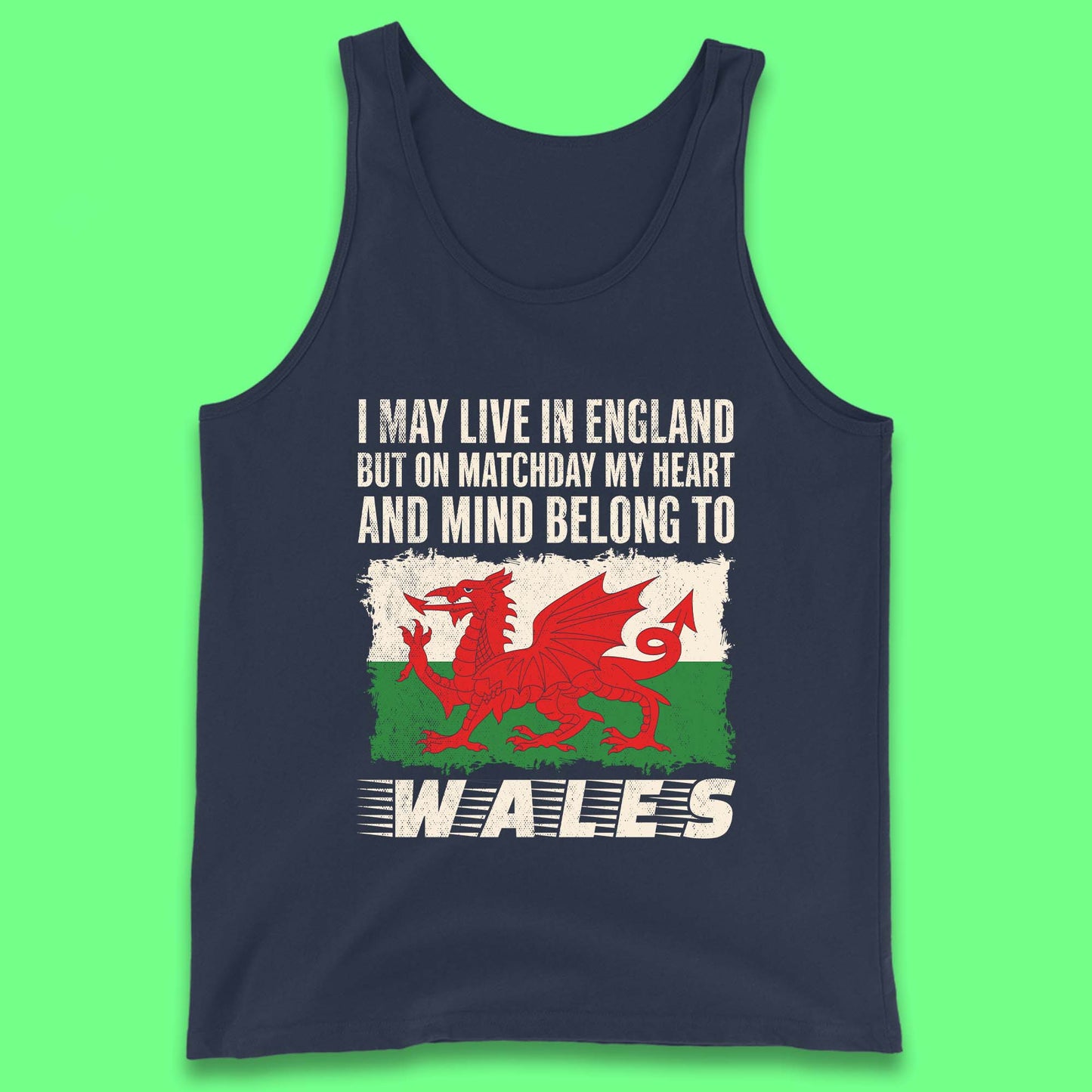 Wales Football Team Vest Top