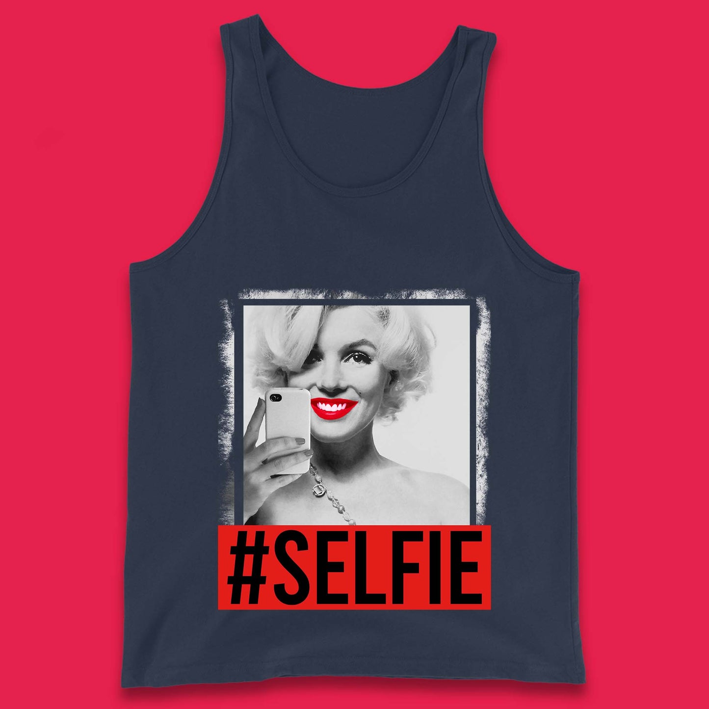 Marilyn Monroe #selfie American Actress Model Singer Hollywood Stars Tank Top