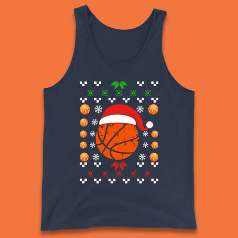 Basketball Christmas Tank Top