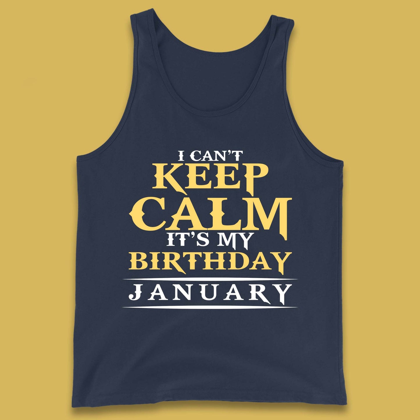 January Birth Party Tank Top