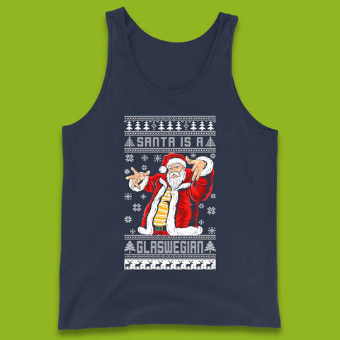 Santa Is A Glaswegian Christmas Tank Top
