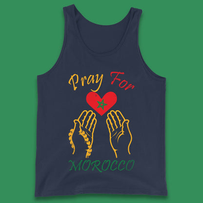 Pray For Morocco Stay Strong Morocco Earthquake Support Tank Top