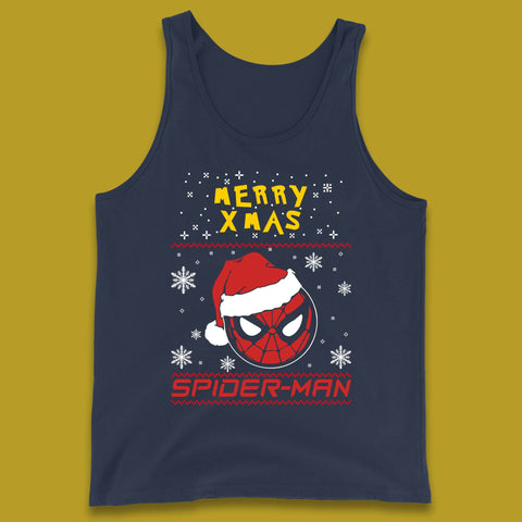 Merry Xmas Spider-Man Tank Top