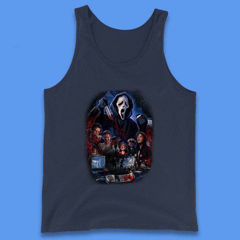 The Scream Movie Poster Ghostface Halloween Ghost Face Scream Horror Movie Character Tank Top