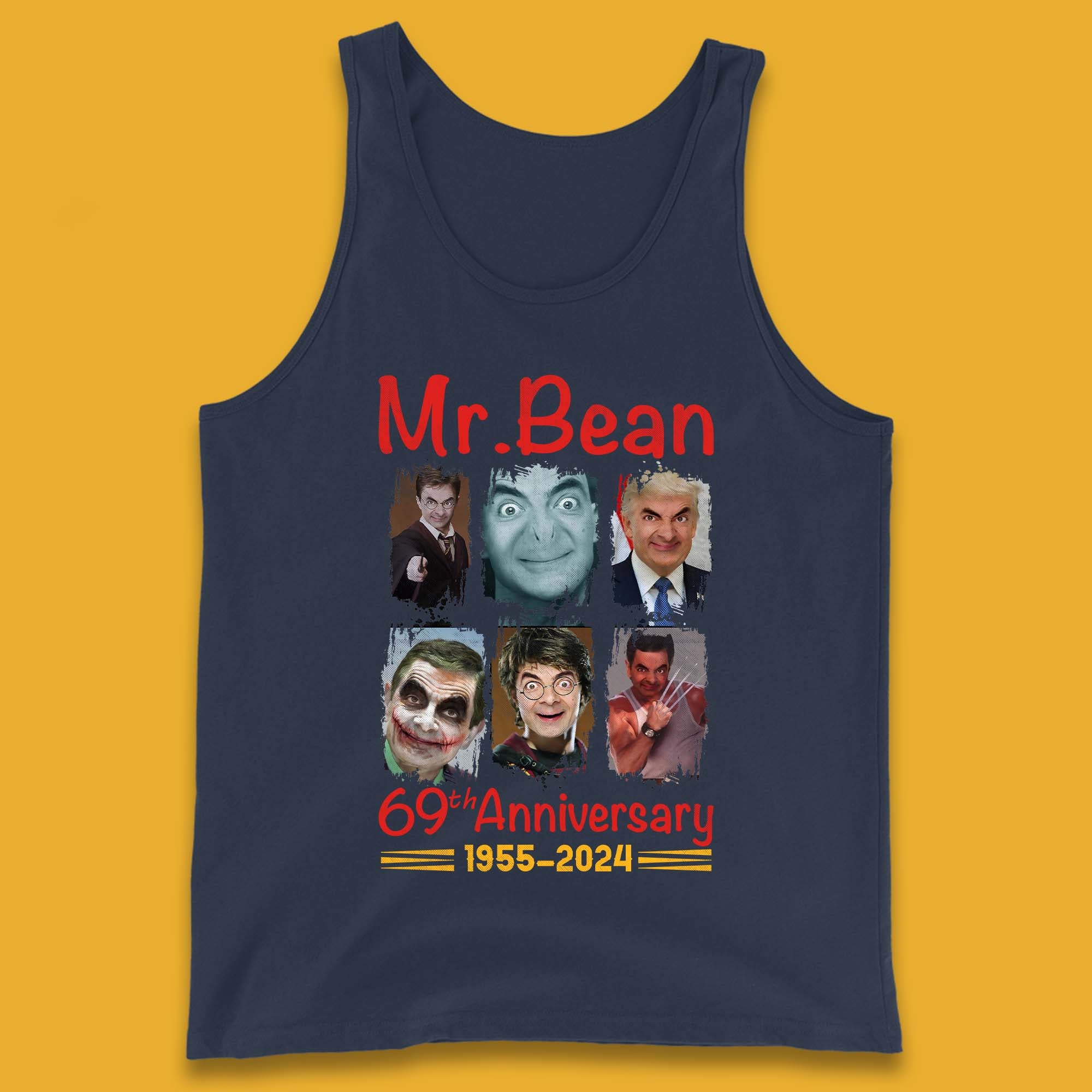 Mr. Bean 69th Anniversary Tank Top