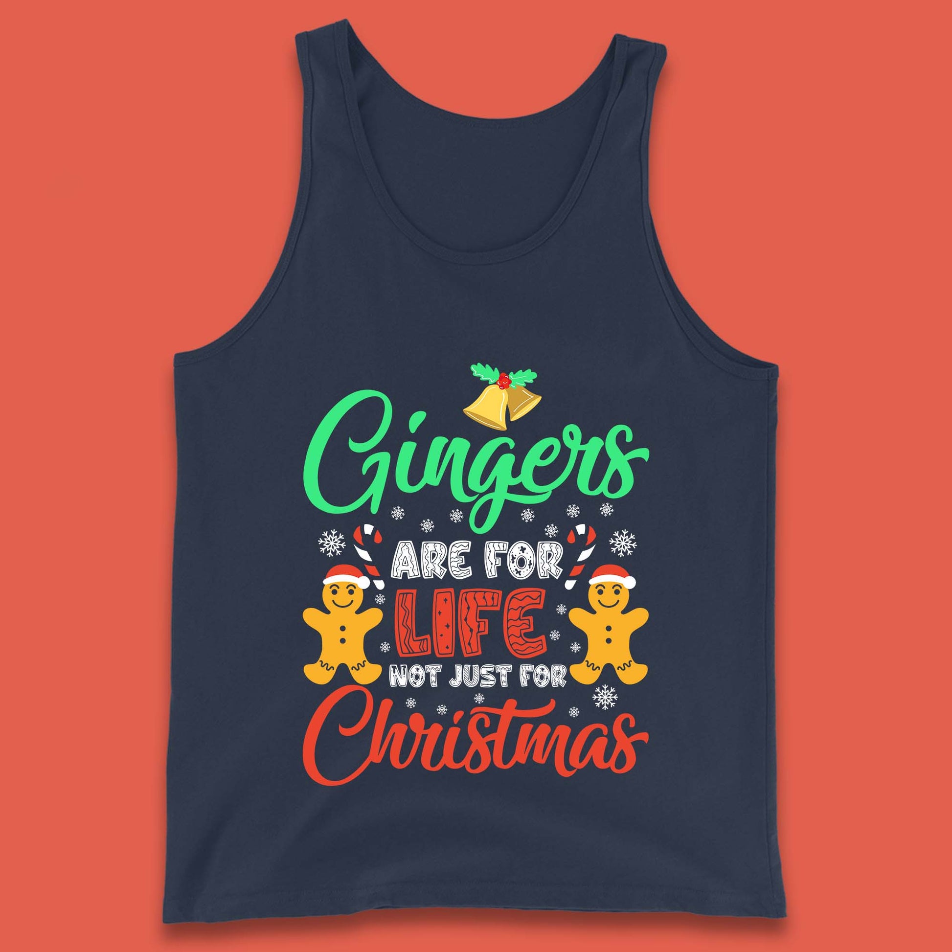 gingerbread christmas tank top