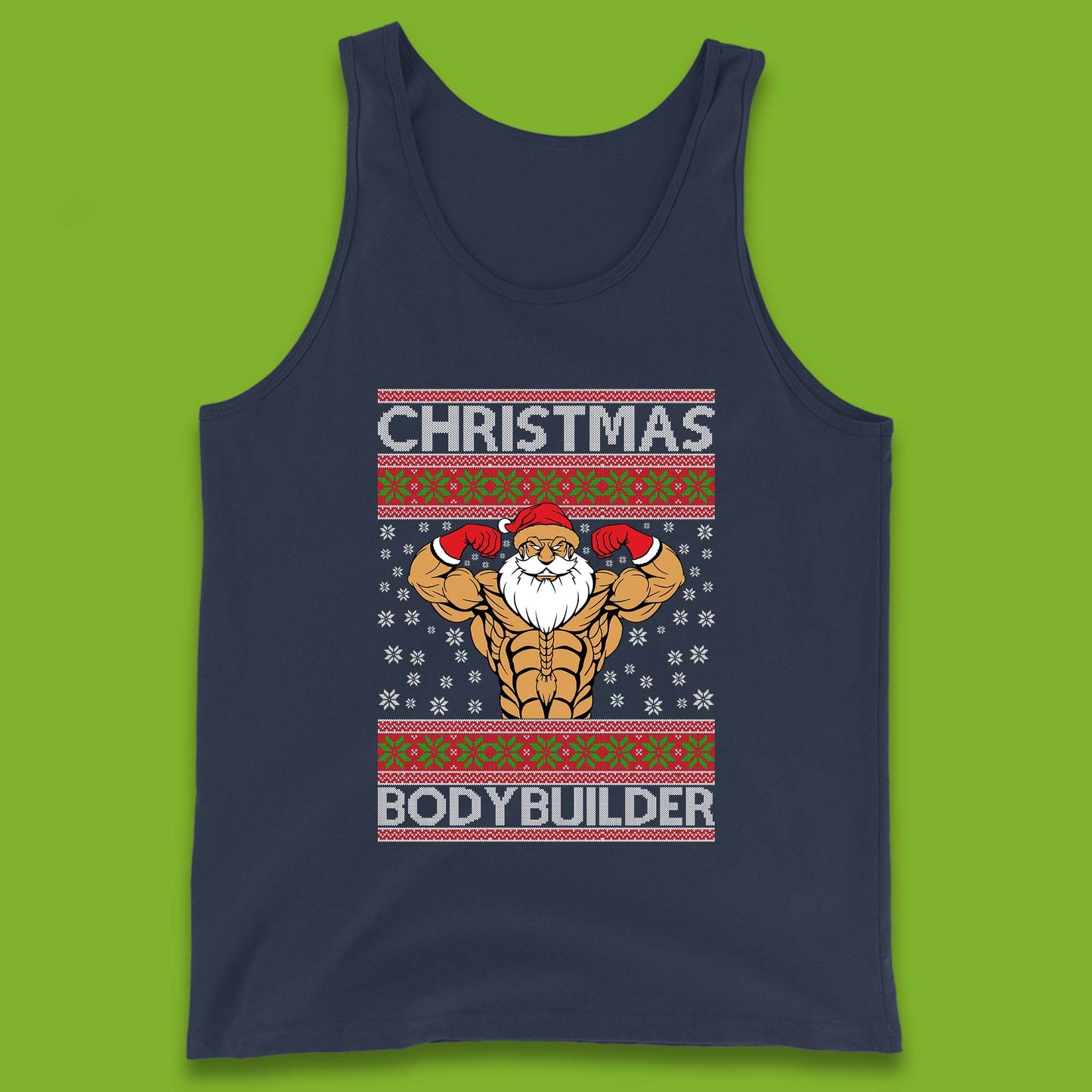 Ugly Christmas Bodybuilder Tank Top