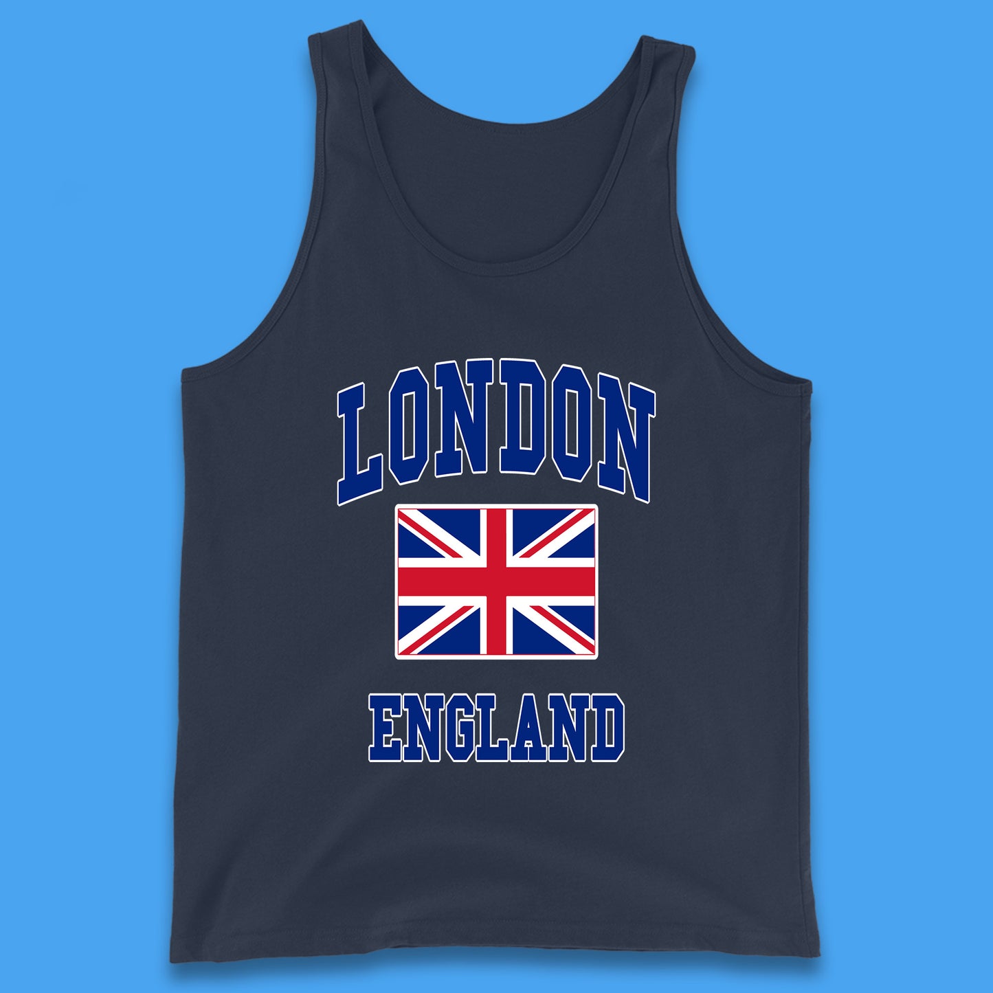 London England Flag Great Britain United Kingdom Uk Union Jack Souvenir British Flag Tank Top