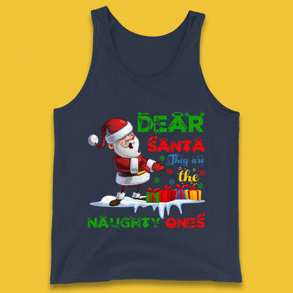 dear santa tank top
