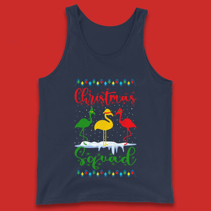 flamingos christmas tank top