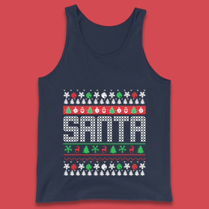 christmas santa Claus tank top