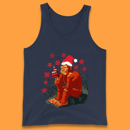 bigfoot christmas tank top