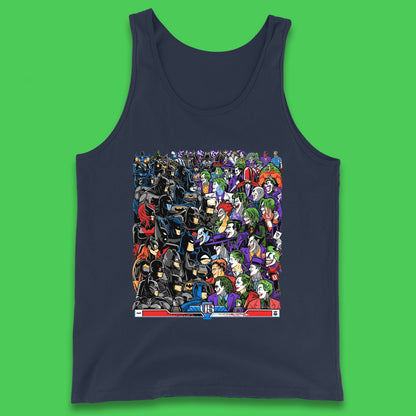 Bats VS Clowns DC Comics Batmans VS Joker Clowns Fighting Spoof Supervillain Comic Book Character Tank Top