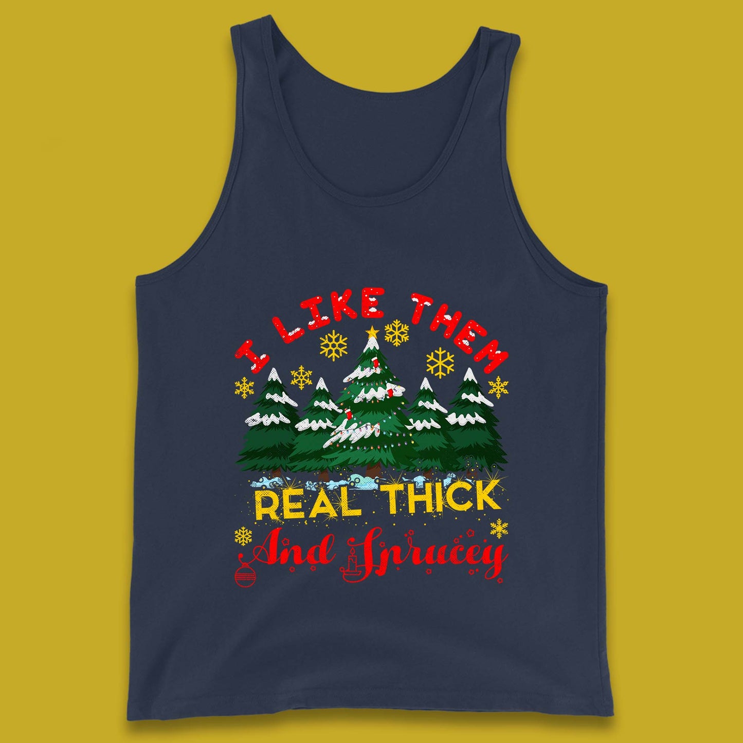 christmas tree tank top
