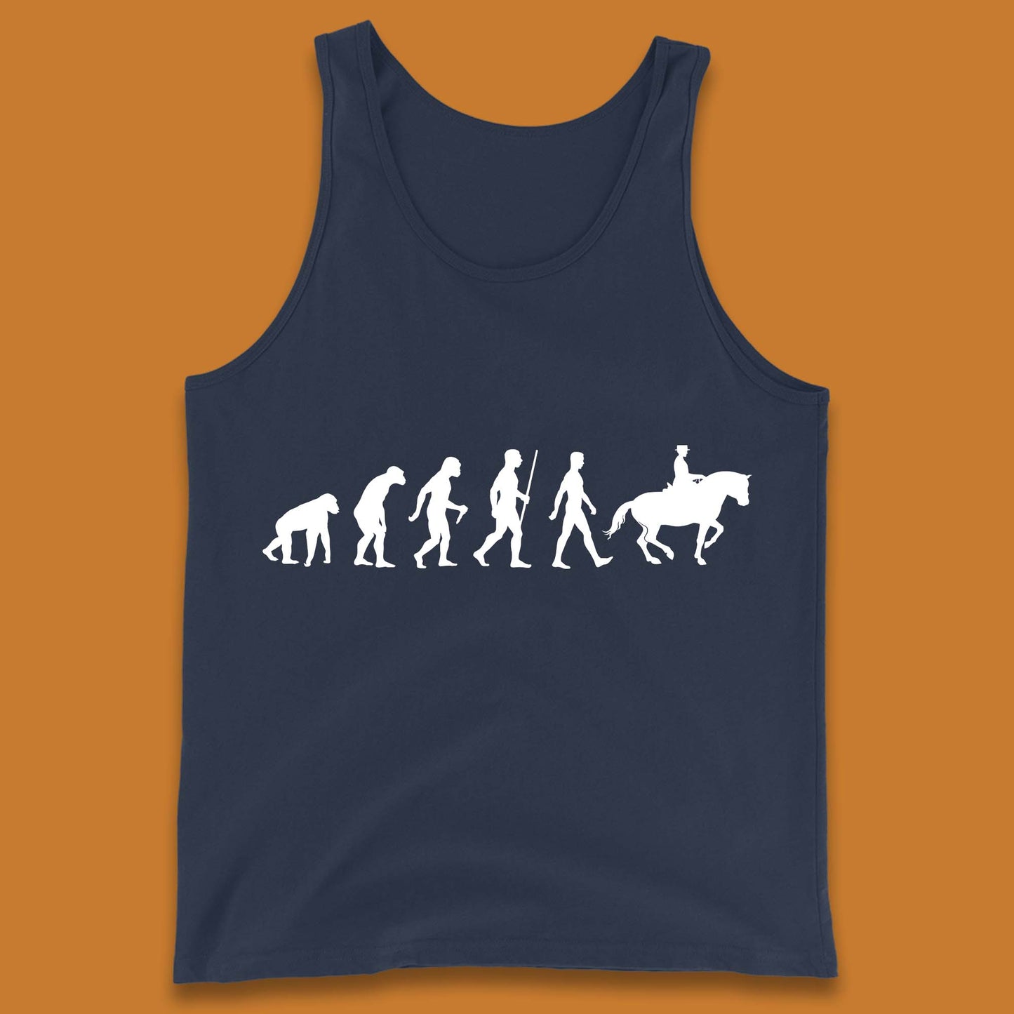 Horse Riding Evolution Equestrian Horse Racing Jockey Tank Top