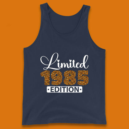 Limited 1985 Edition Born In 1985 Vintage Retro 38th Birthday 38 Year Old Birthday Tank Top