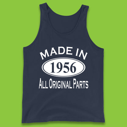 Made In 1956 All Original Parts Vintage Retro 67th Birthday Funny 67 Years Old Birthday Gift Tank Top