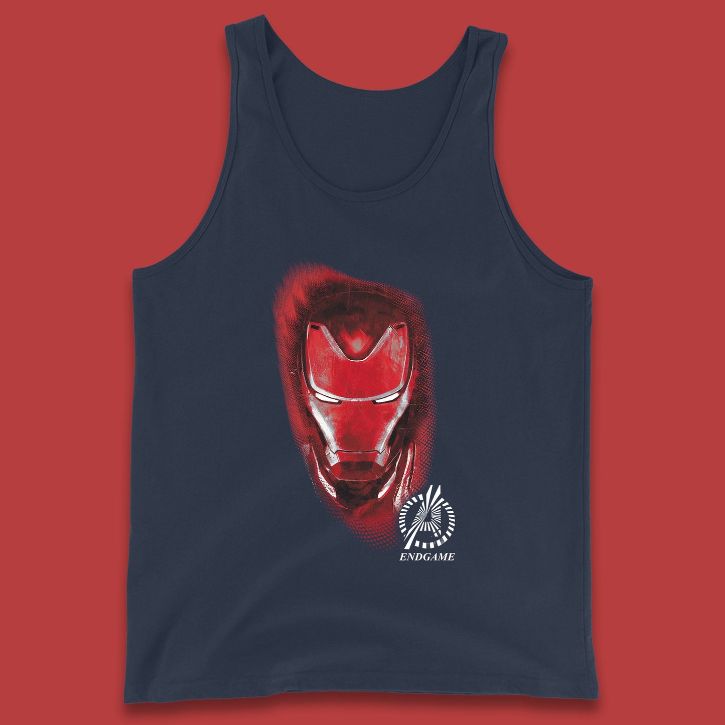 Marvel Avengers Iron Man Portrait Superhero Avengers Endgame Comic Book Character Iron-Man Marvel Comics Tank Top