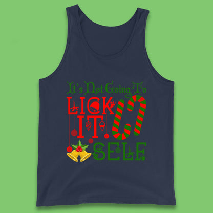 funny christmas candy cane tank top