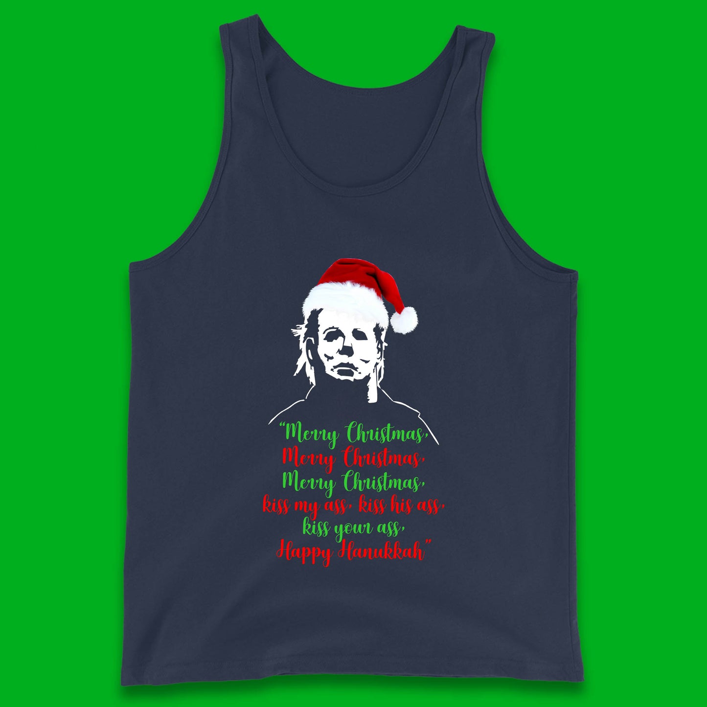 michael myers christmas tank top