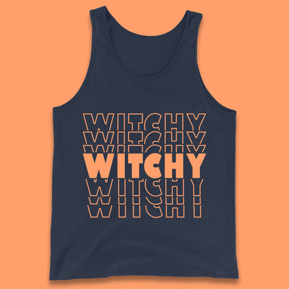 Witchy Halloween Witches Spooky Witch Vibes Witchy Aesthetic Halloween Party Tank Top