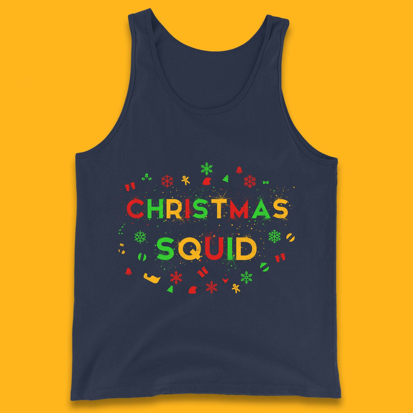 christmas squad matching tank top