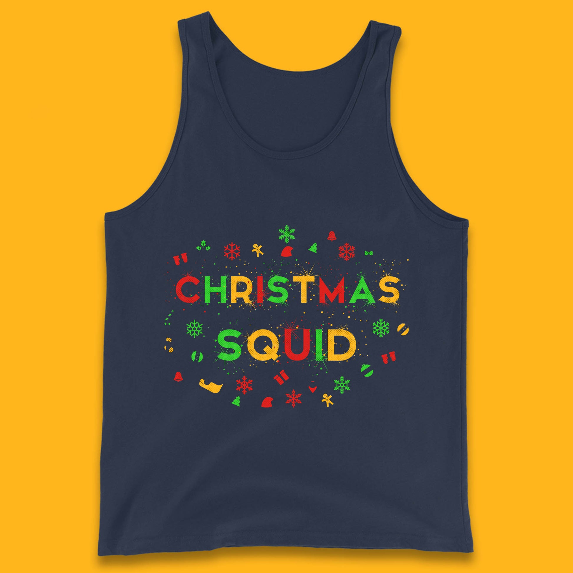 christmas squad matching tank top