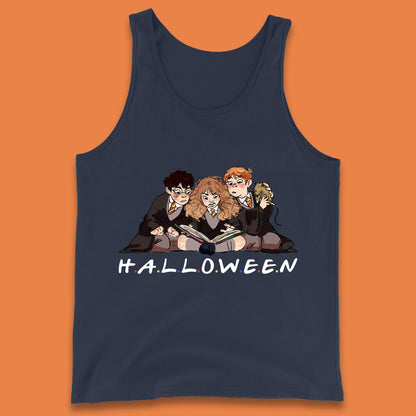 Halloween Harry Potter Series Character Harry, Ron and Hermione Friends Movie Spoof Fantasy Novels Film  Tank Top