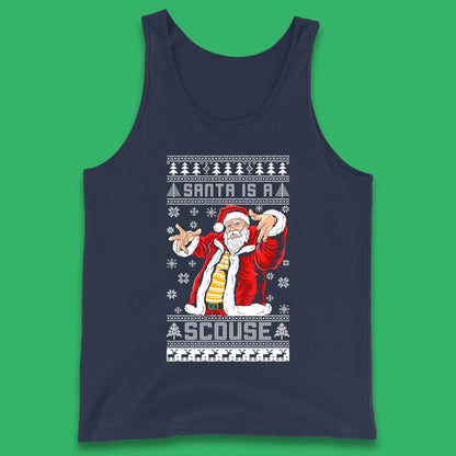 Santa Is A Scouse Christmas Tank Top