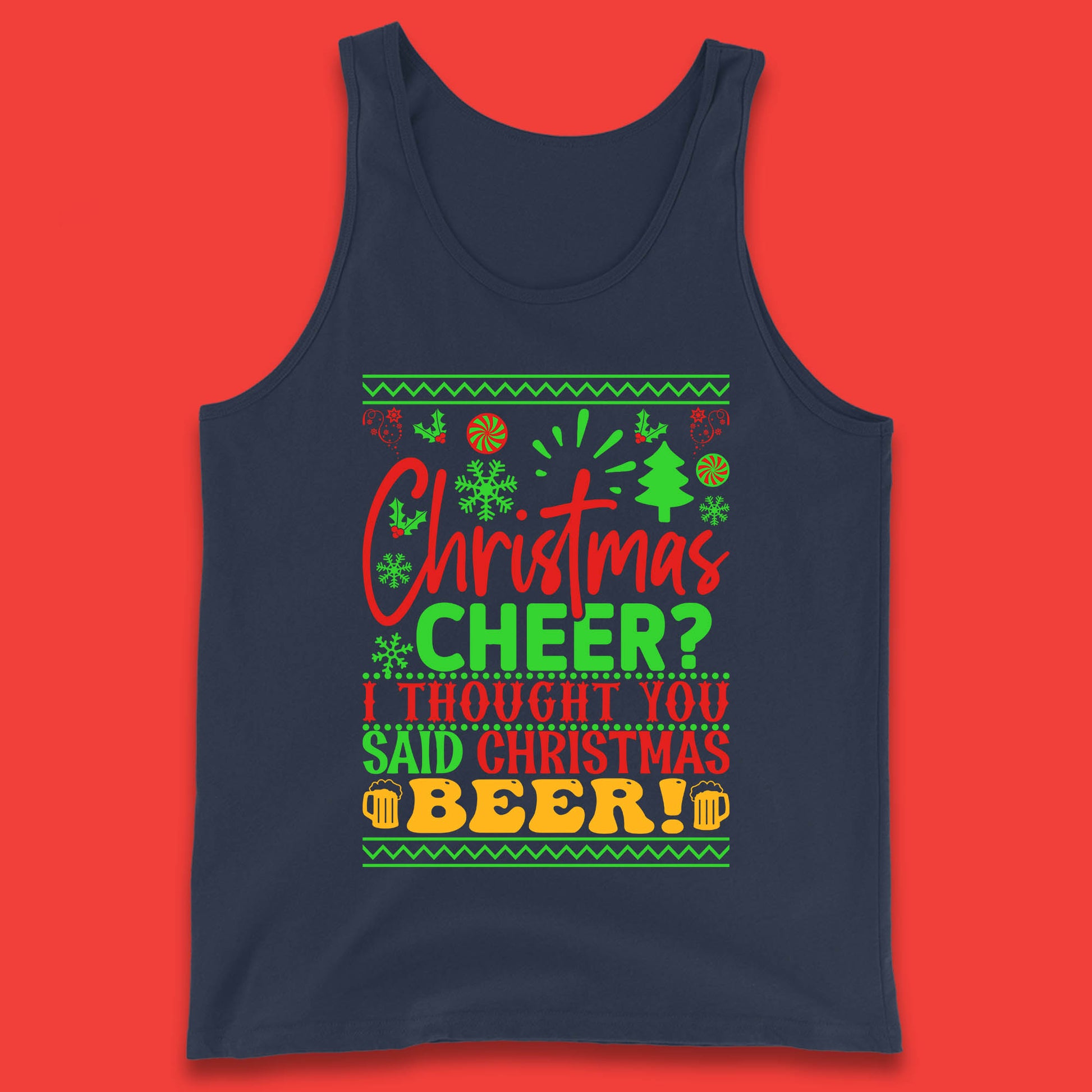 christmas cheer tank top