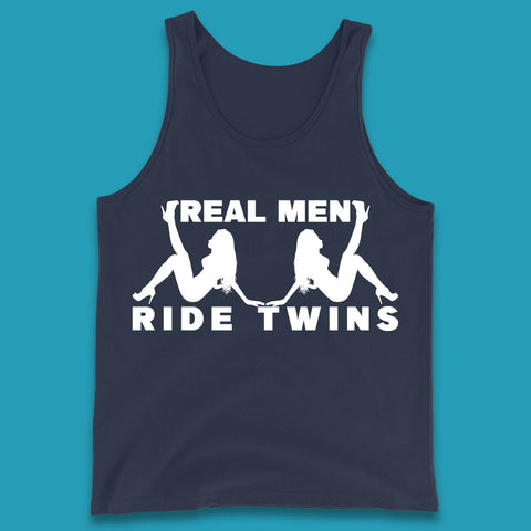 Real Men Ride Twins Tank Top