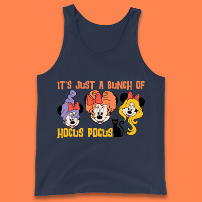 It's Just A Bunch Of Hocus Pocus Halloween Witches Minnie Mouse & Friends Disney Trip Tank Top