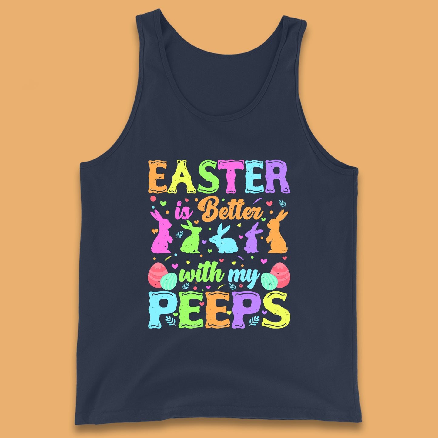 Easter Better With My Peeps Tank Top