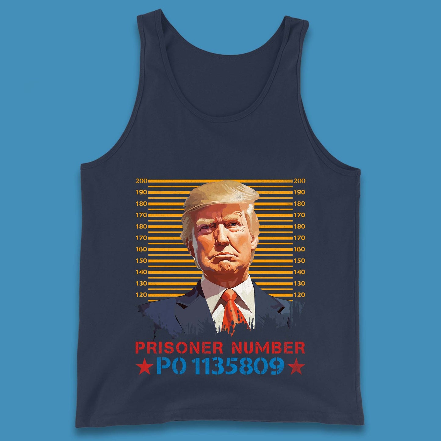 Donald Trump Mug Photo Tank Top