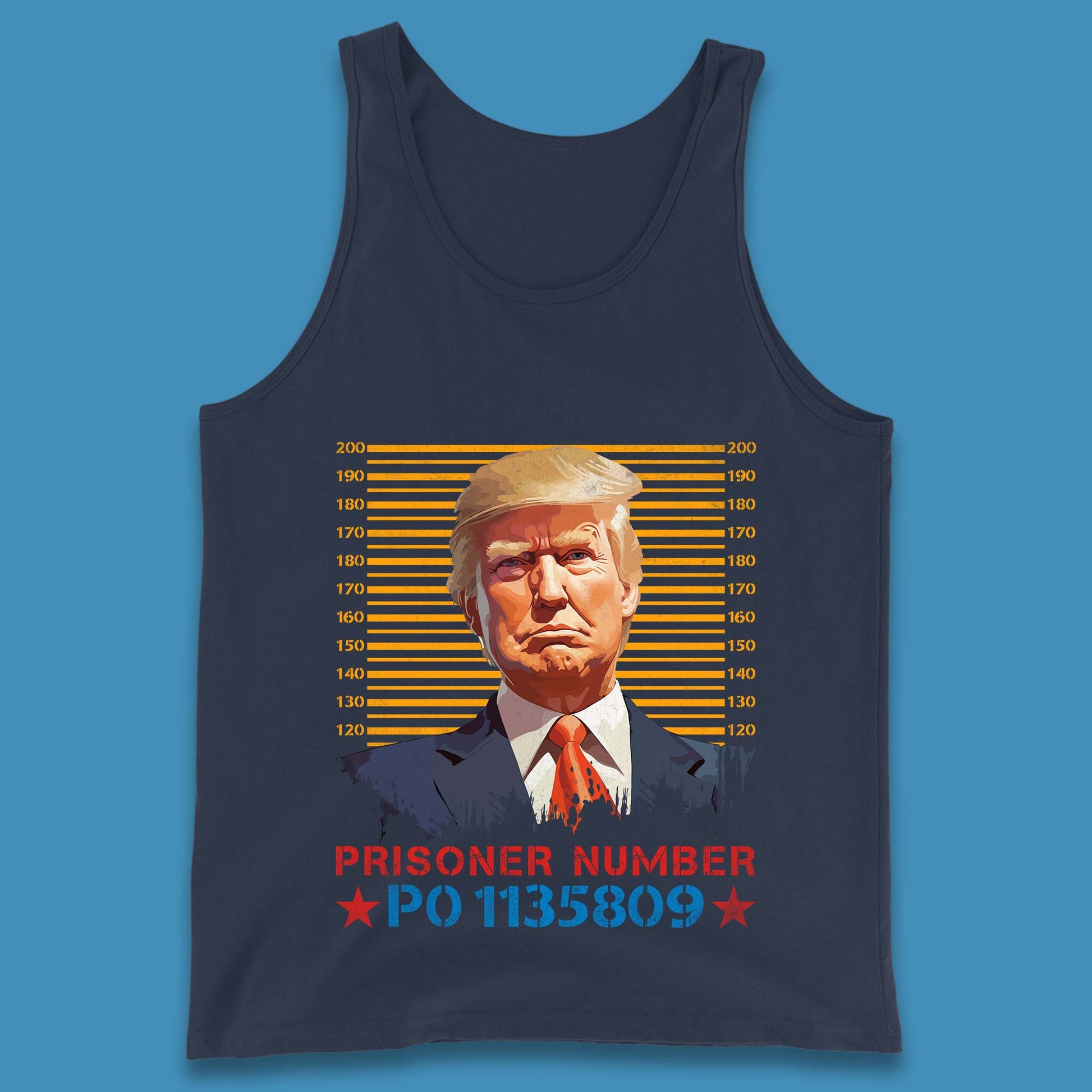 Donald Trump Mug Photo Tank Top