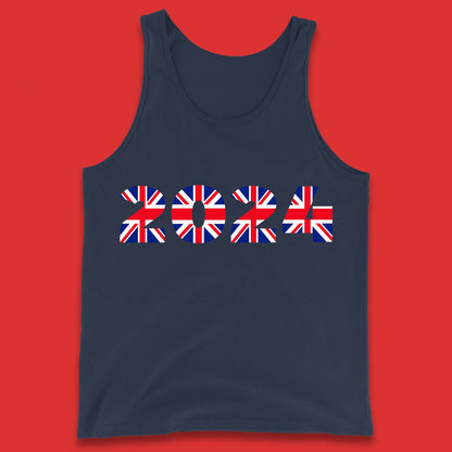 New Year 2024 UK Flag Tank Top