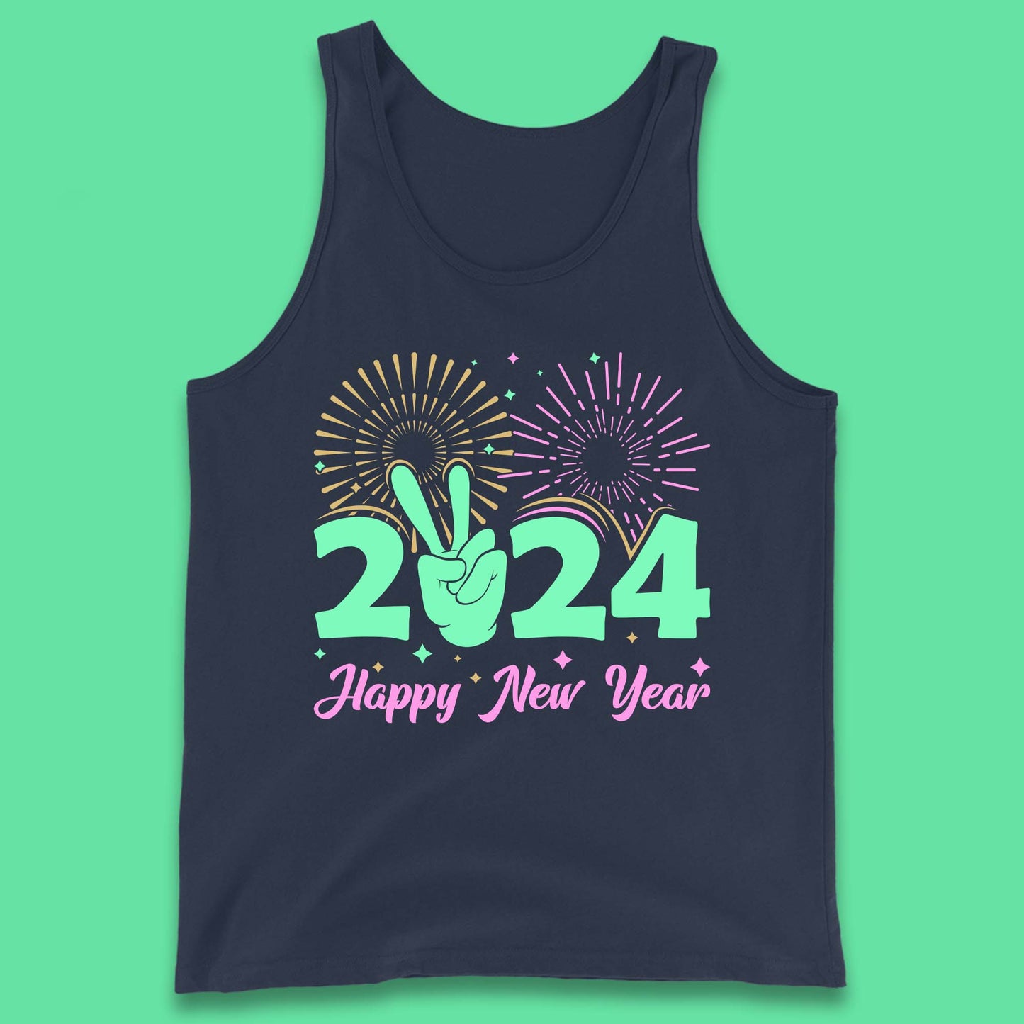 2024 2024 Happy New Year Celebrations Tank Top